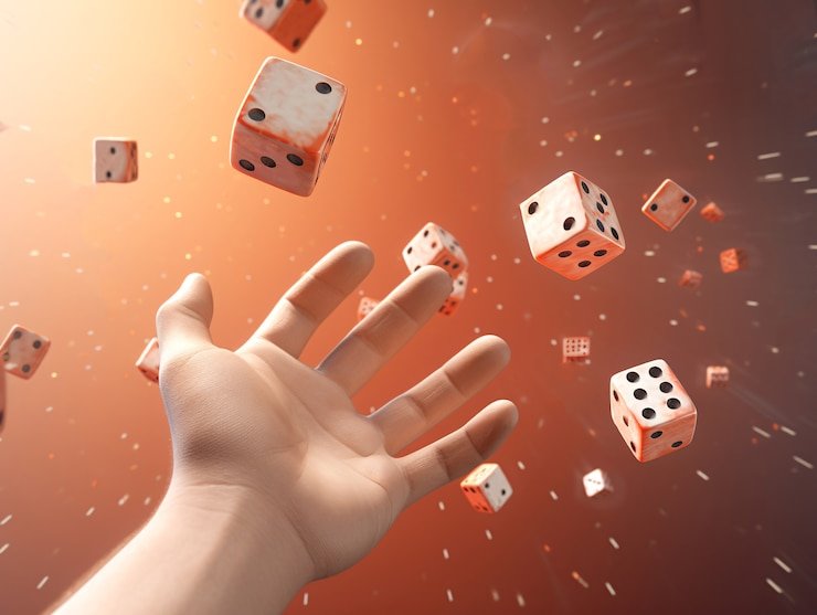 Mobile phone displaying slot game interface